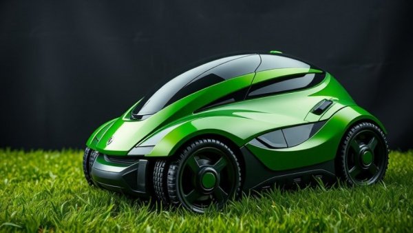 Opti-Rate lawn care technology with robotic machines on dark background.