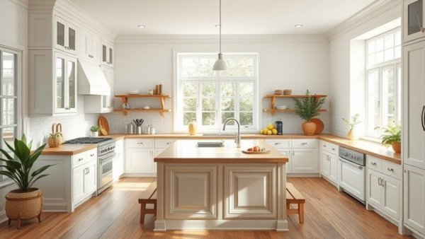 Elegant spring kitchen reset with bright decor and natural light.