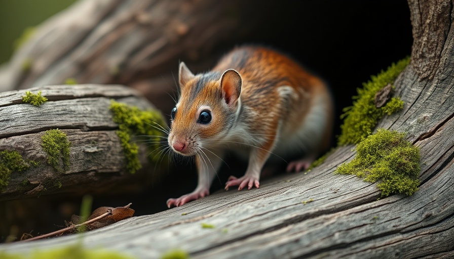 Brown rat exploring a wooden structure, representing rodent infestation prevention.