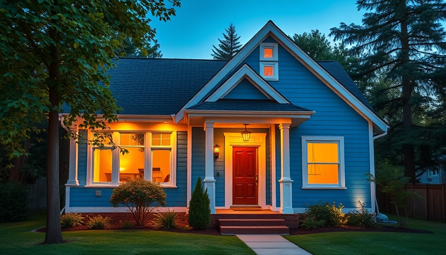 Charming exterior home paint colors and styles with blue and white.