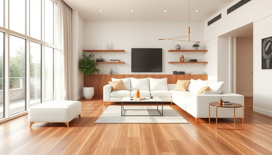 Modern living room with best vinyl plank flooring and cozy decor.