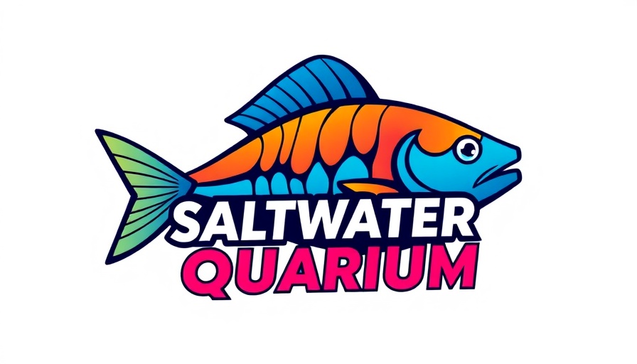 SaltwaterAquarium.com logo with stylized fish design