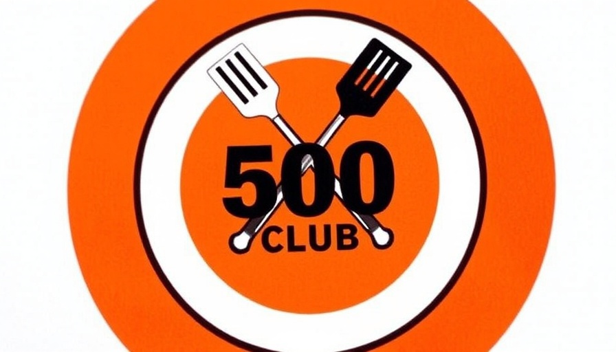 Steven Raichlen 500 Club logo for 2025 Challenge on BBQ Bible.