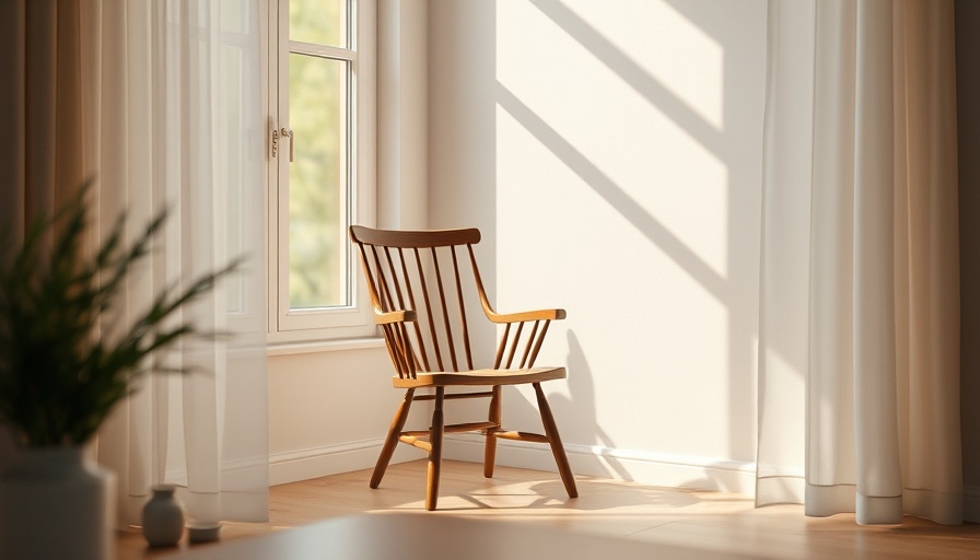 Minimalistic window corner with chair, creating a comfortable sleep sanctuary.