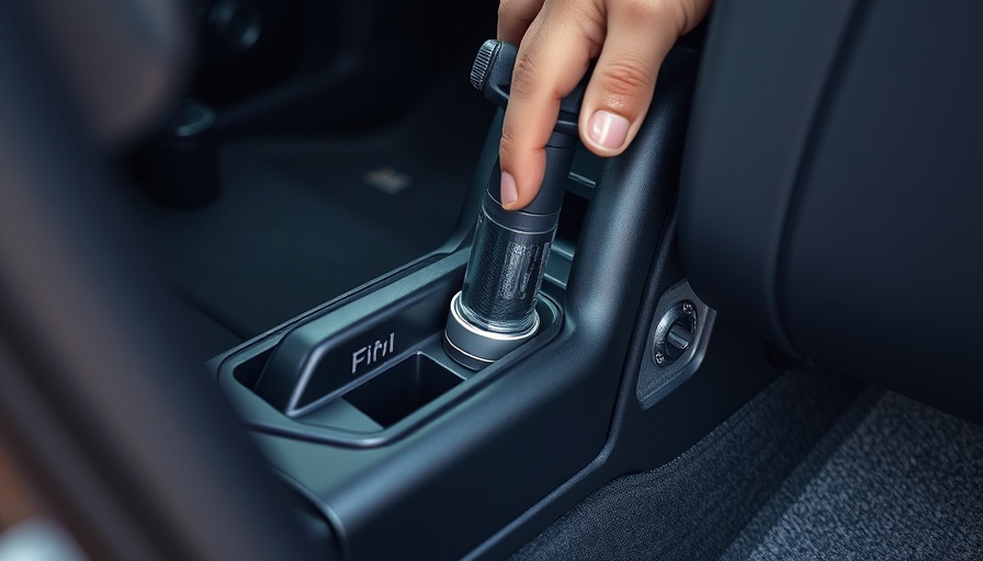 Detailed view of car seat rails for lubrication process.