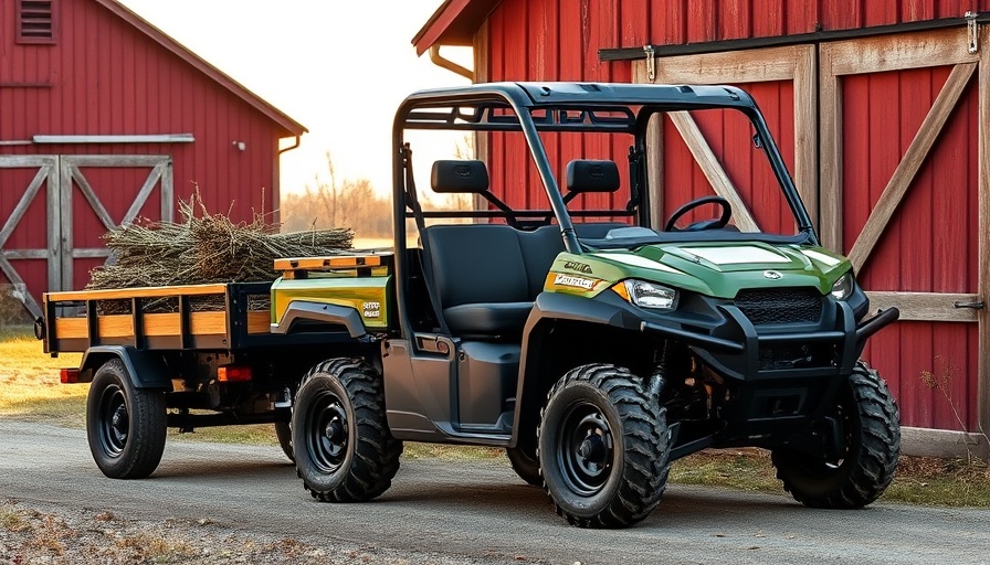 New Polaris Ranger 500 features shown in rural farm setting