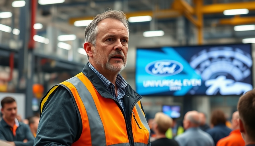Ford event showcasing affordable electric pickup truck platform.
