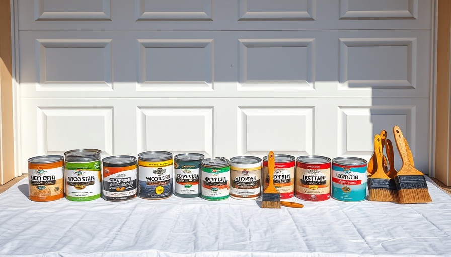 Various wood stain containers displayed for best exterior wood stains.