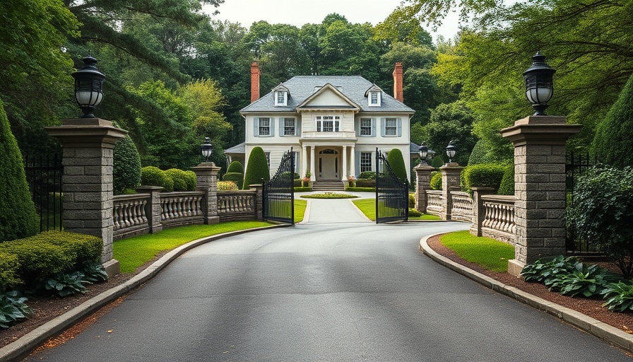 Elegant driveway design functionality with stone path