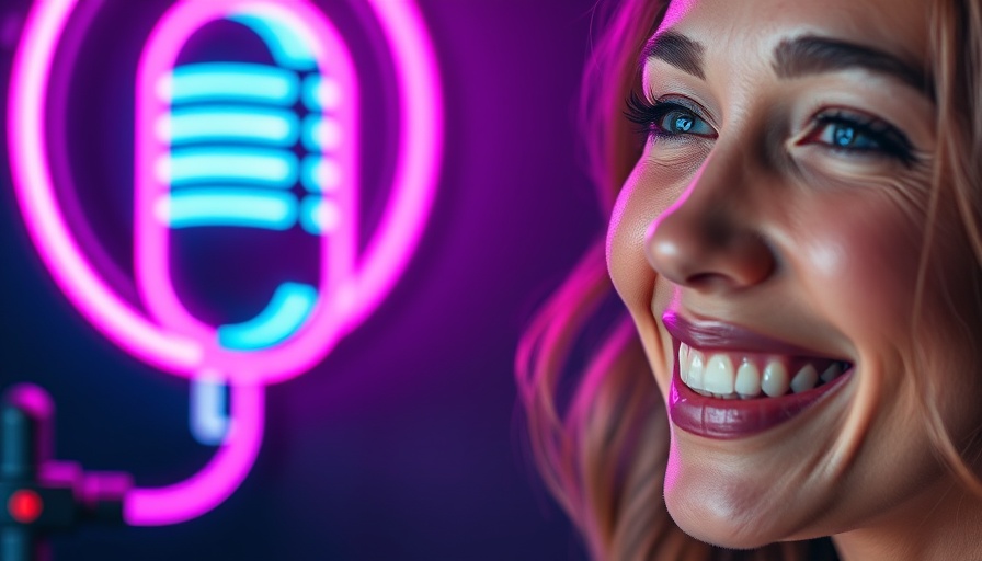 Podcast logo with smiling host; expert in real estate contracts.
