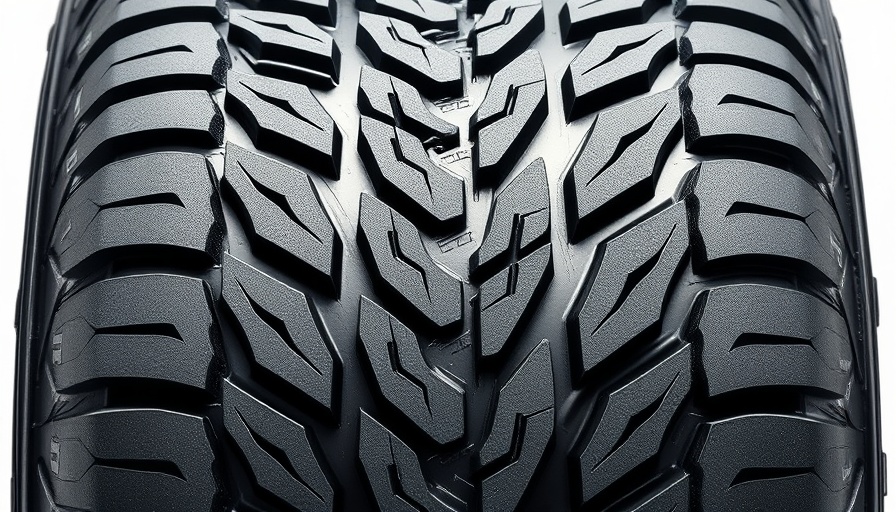 Detailed Prowler tire for homeowners on white background.