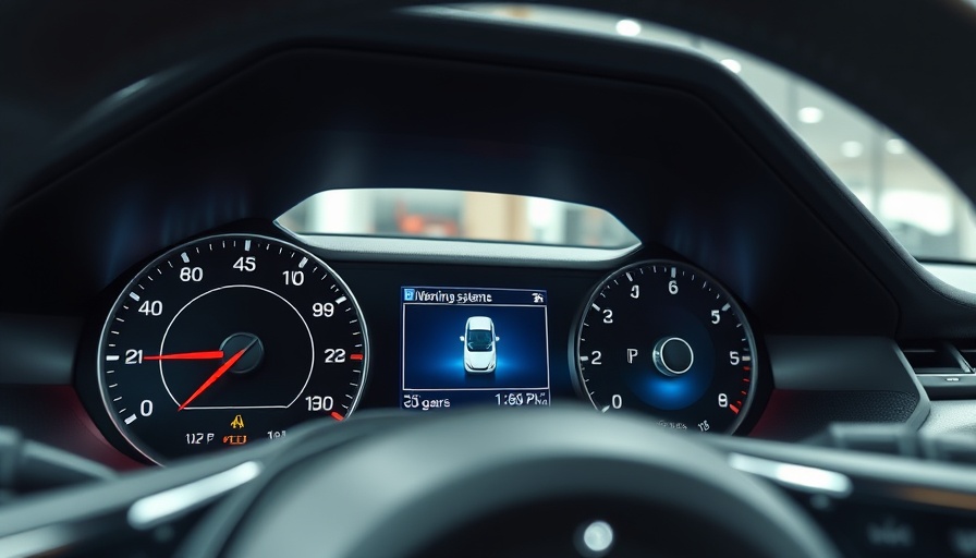 Modern car dashboard showing warning alerts for car beeping warning sounds.