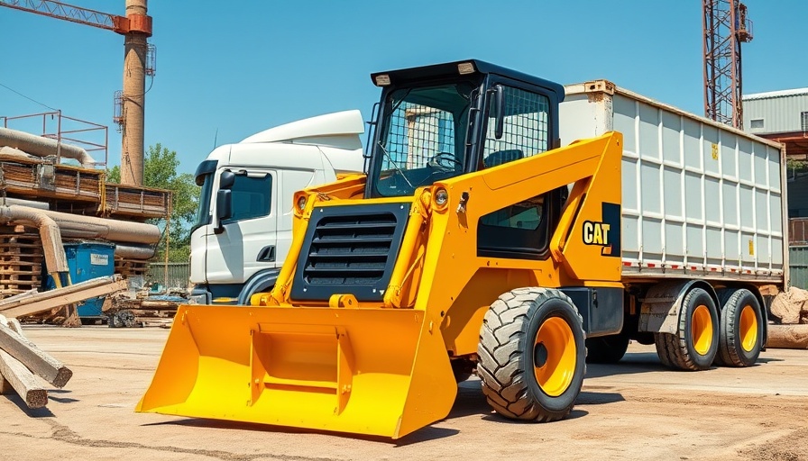 2025 Compact Construction Equipment Guide cover with yellow loader.