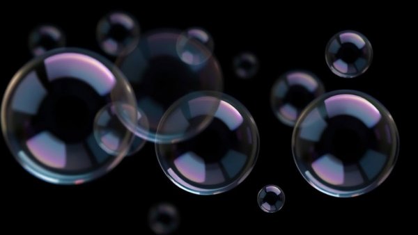 Ethereal bubbles representing AI bubble investment challenges