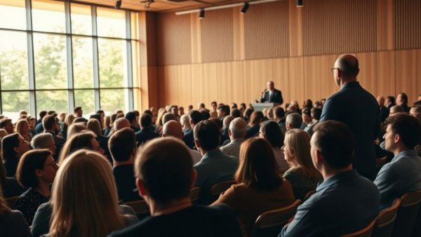 Future of deep tech discussion at a modern tech event.