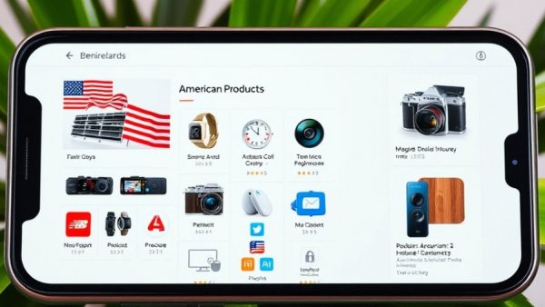 Apps for Boycotting American Products, modern app interface on smartphones.