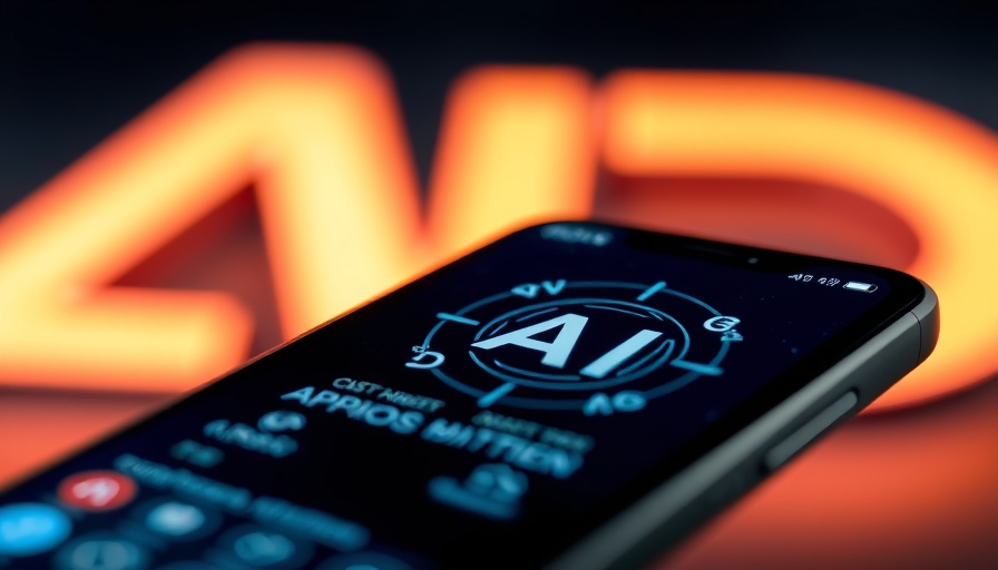 Close-up of AI app on smartphone screen highlighting AI ethics and transparency