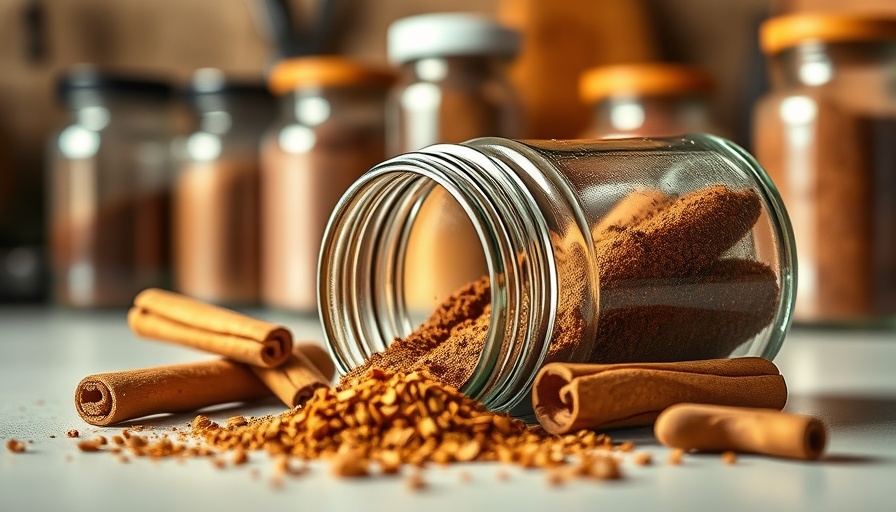FDA cinnamon recall due to lead contamination, spilled cinnamon jar.