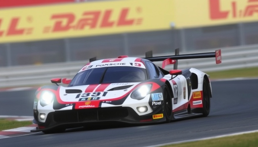 Porsche Leads Cadillac Narrowly at Petit Le Mans Halfway Mark
