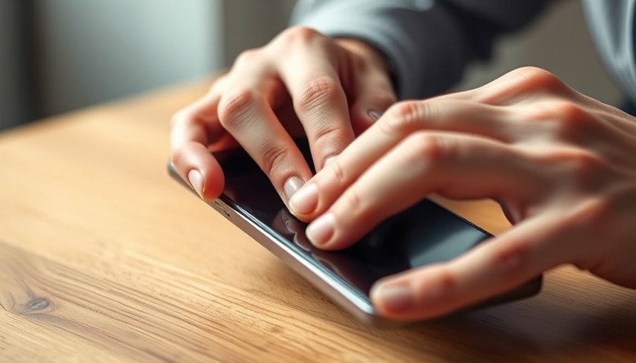 Cleaning smartphone screen with rubbing alcohol cloth, household tip.
