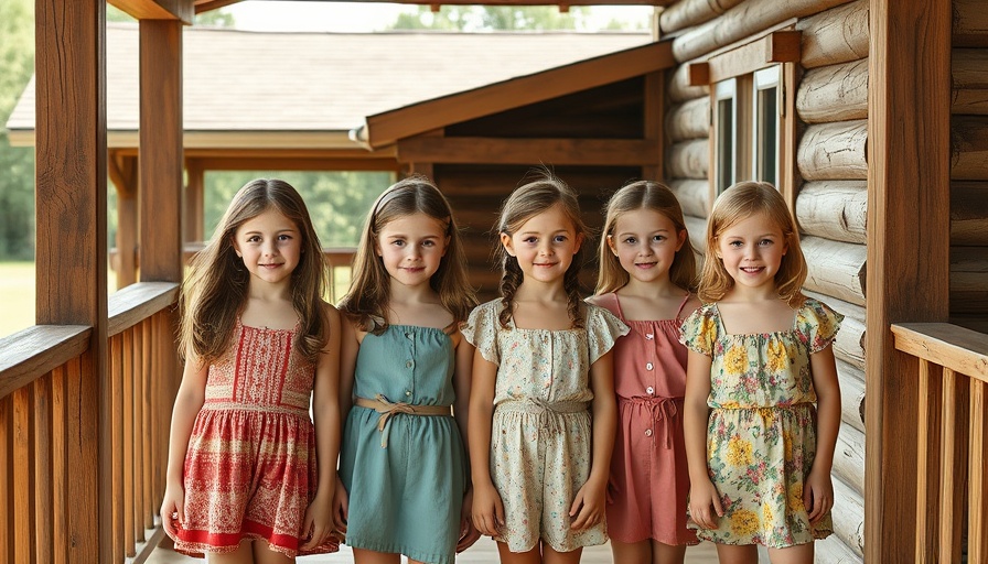 Vintage photo of girls on a porch capturing girlhood nostalgia.