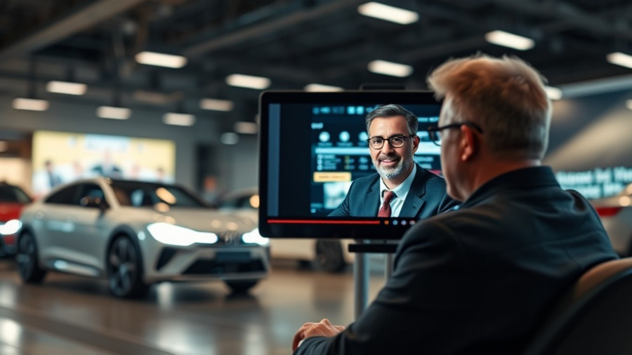 Auto repair trends discussion on professional video call.