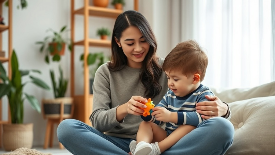 Mother and child bond in cozy room, highlighting parental burnout.