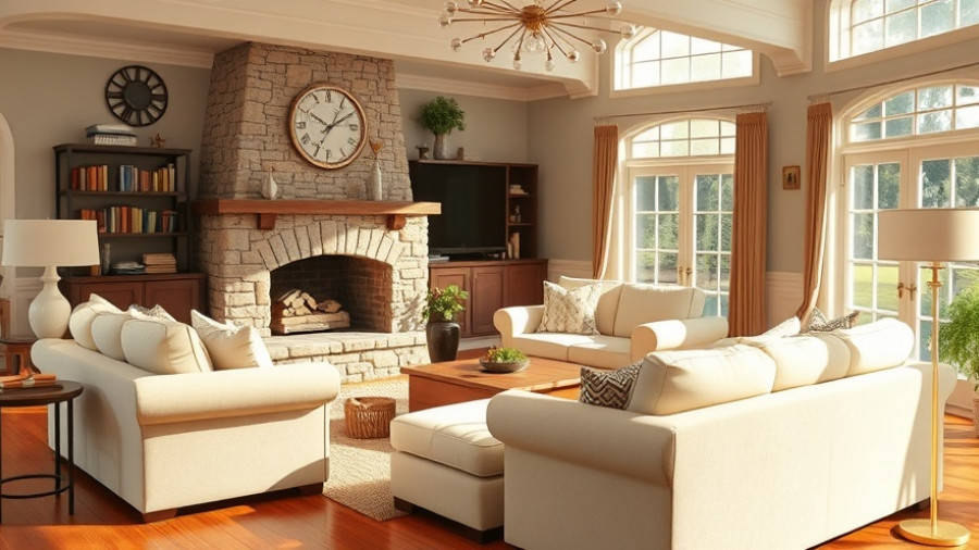 Inviting living room with two sectionals illustrating best sectionals for small spaces.