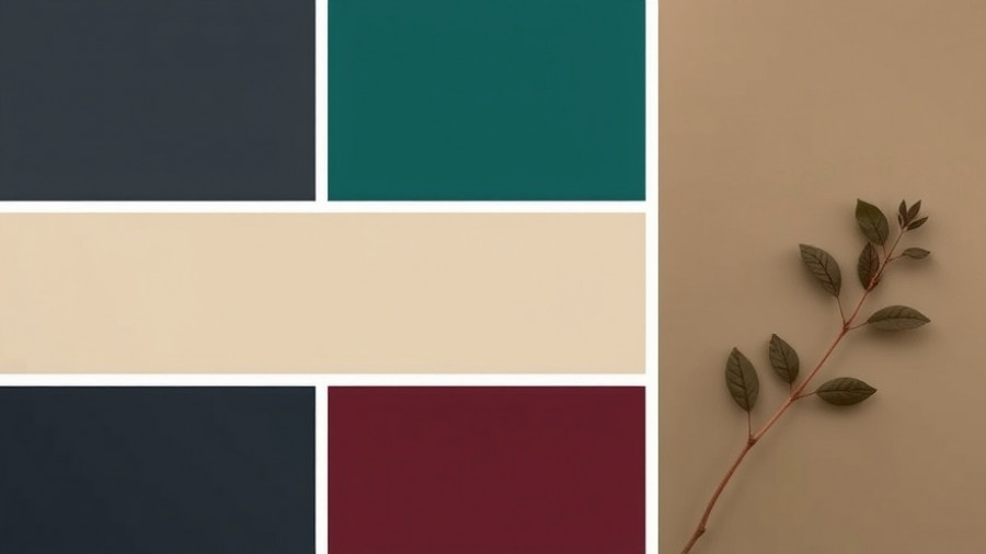 2026 paint color trends palette with six modern shades.