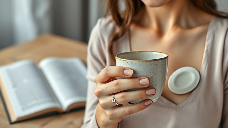 Affordable luxury finds on Amazon: silicone chest pad and stylish ceramic mug.