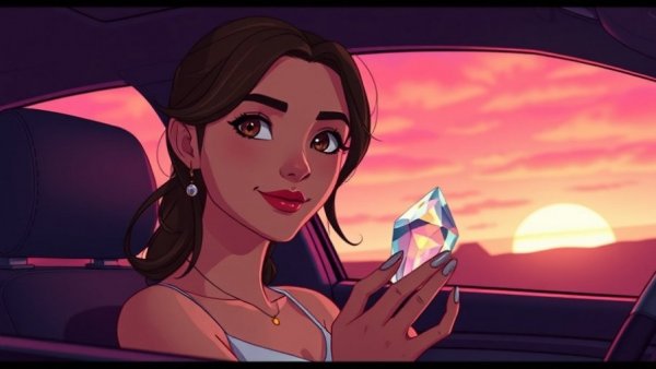 Woman practicing grounding techniques for mindfulness with a crystal.