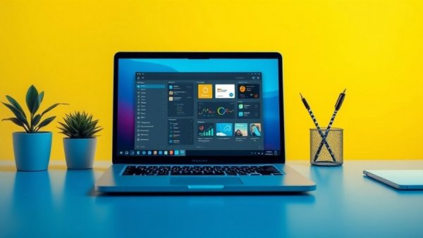 Qugafaikle 5.7.2 software interface on laptop with gradient background