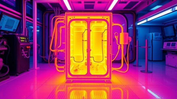 AI Thermal Imaging for EV Battery Safety displaying temperature differences.
