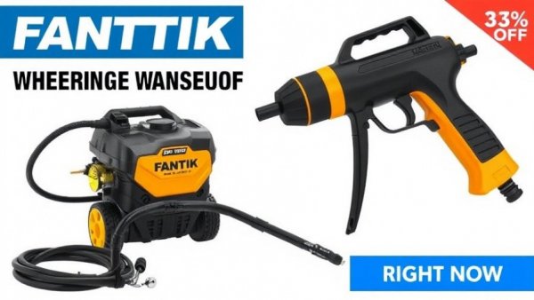 The Fanttik NB8 Portable Pressure Washer Gun is 33% off Right Now