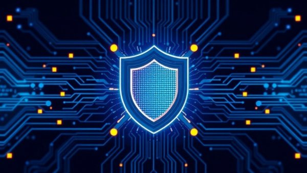 TechNarex.com Guide digital security shield illustration.