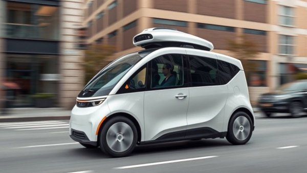 Waymo removes safety drivers in Miami with sleek autonomous vehicle in motion.
