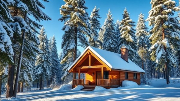 Snow-covered cabin showing resilience in winter forest, Why Some Homes Handle Trouble Better