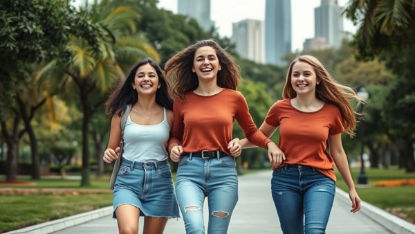 Happy teens together in a park, discussing the leading cause of death in teens.