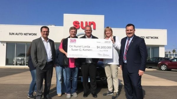 Sun Auto Network Raises $50,000 for Susan G. Komen