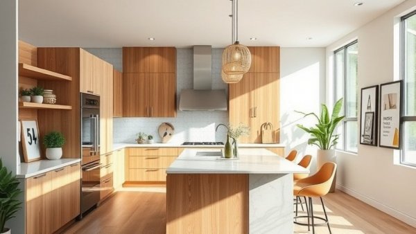 Contemporary kitchen with sleek decor; Home Decorating Trends to Avoid.