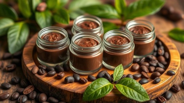 Homemade chocolate macaroon lip balm recipe with natural ingredients.