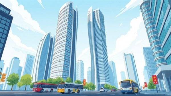 Home cleaning prices in Mississauga guide with cityscape and cartoon cleaners.