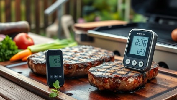 Innovative Christmas gift idea for food lovers, featuring a meat thermometer.