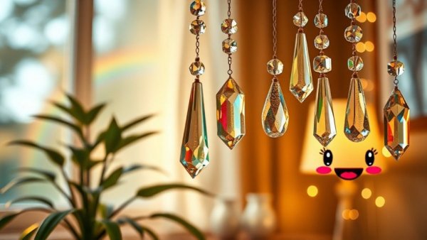 Quirky affordable decor on Amazon: rainbow lights and plant eyes.