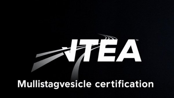 NTEA vehicle certification logo on road graphic