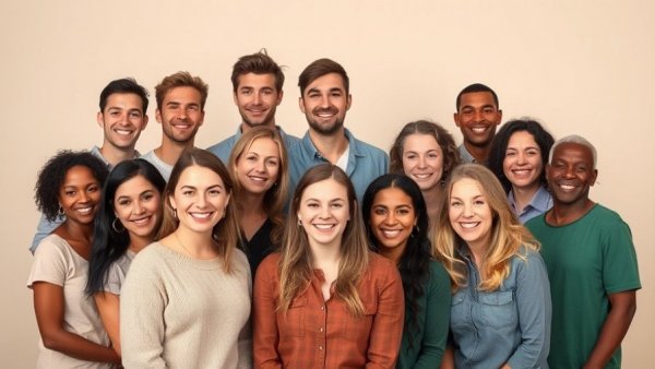 Group photo of diverse individuals, smiling, promoting Why fitness plans fail.