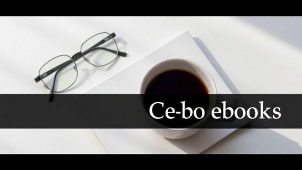 Minimalistic ebook cover titled 'Seven Small Easy Habits' with coffee cup.