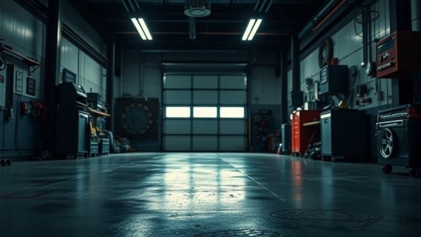 Auto repair shop interior with Shop Owner Roundtable logo, illustrating profitability culture.