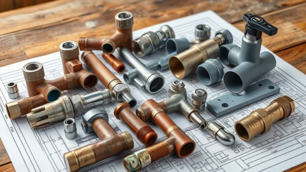 Plumbing tools on blueprint representing effective plumbing design.