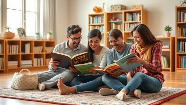 Family teaching moment on honesty, kids learning together